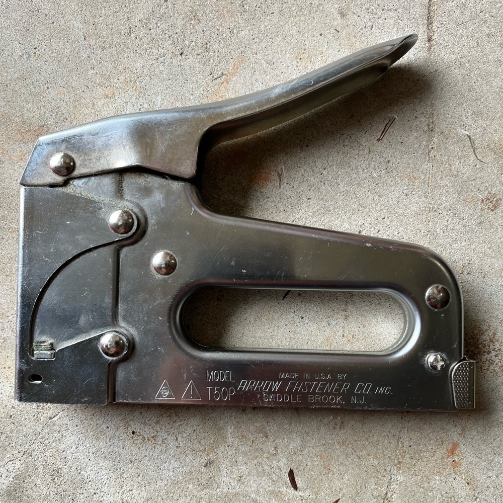 Arrow T50P Heavy Duty Chrome Gun Stapler
